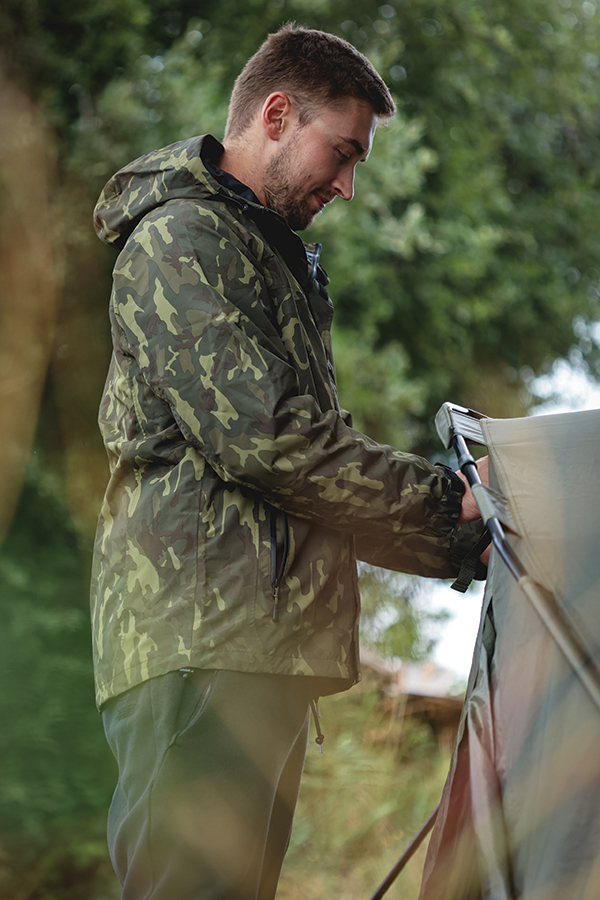 Lightweight shop camouflage jacket